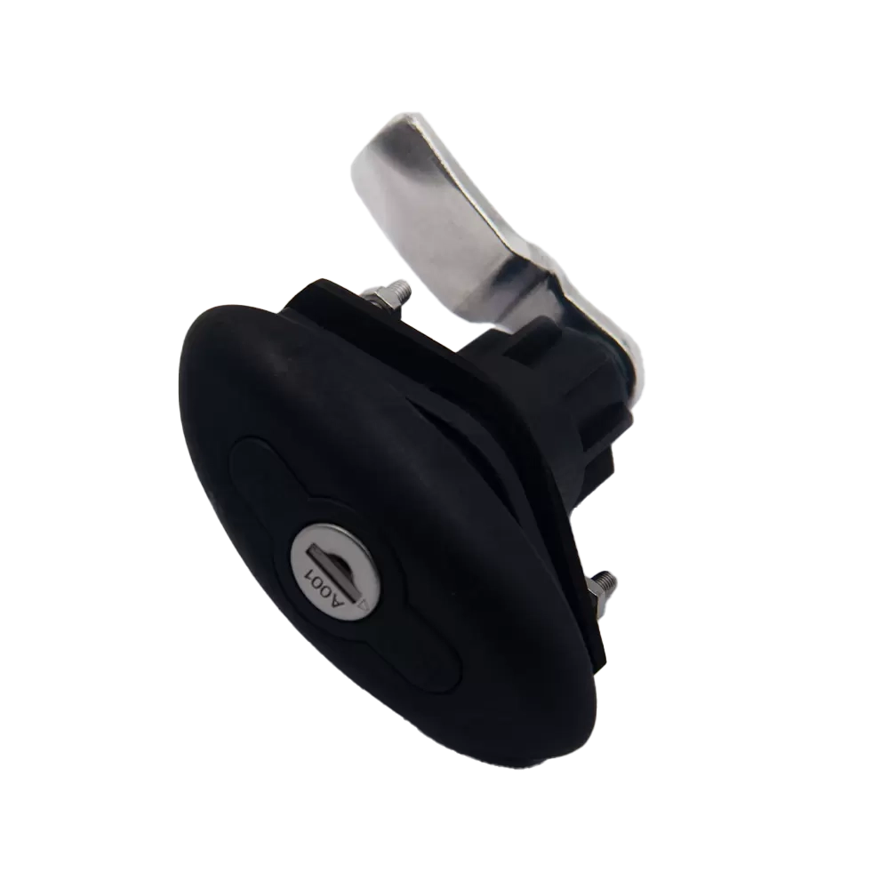electrolytic cam handle lock