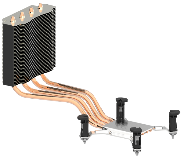 Industrial Control L-Type Heat Pipe Radiator